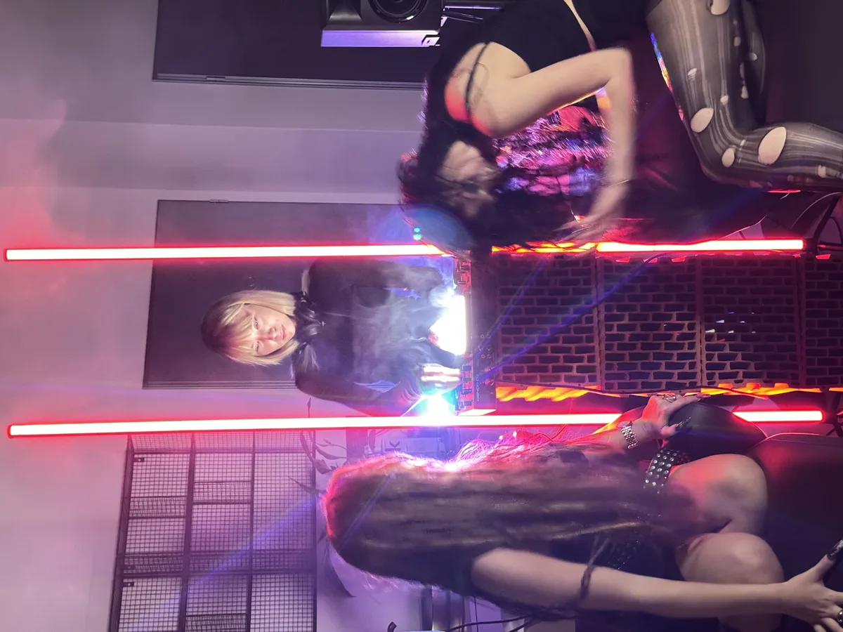 DJ party with dancers at Norm